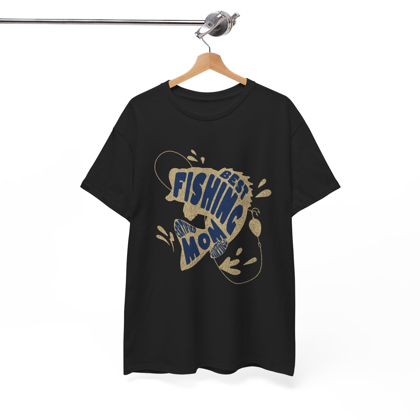 "CERTIFIEDFIED FISHING MOM" Unisex Heavy Cotton Tee