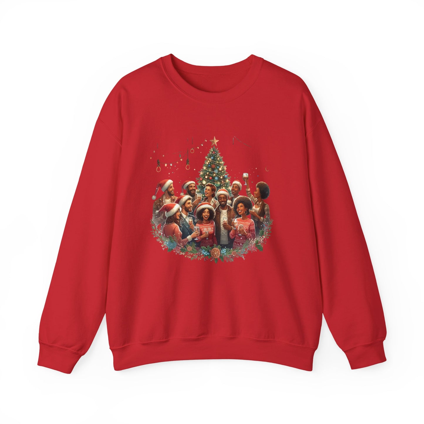 Festive Family Reunion Sweatshirt - Holiday Cheer Crewneck