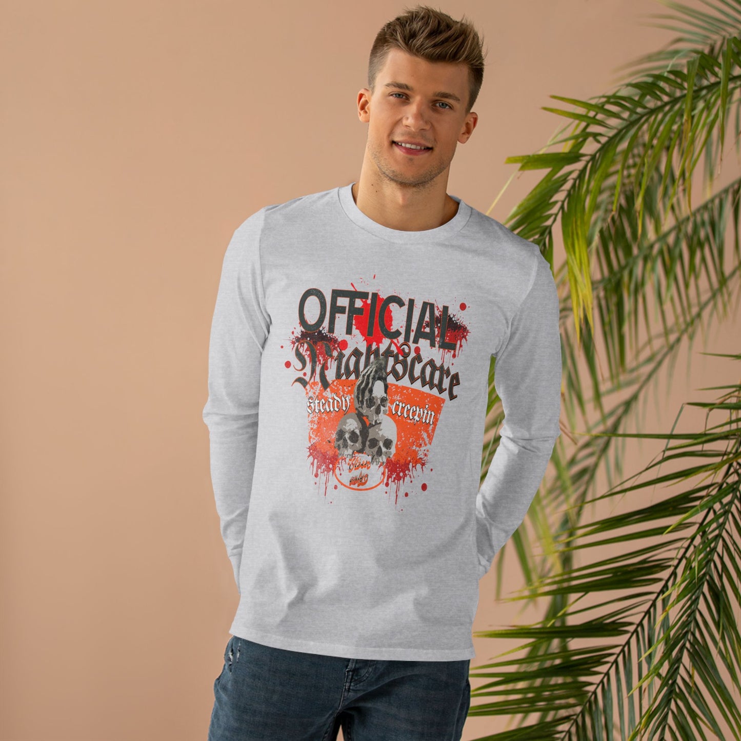 "OFFICIAL NIGHTSCARE" Men’s Base Long-sleeved Tee