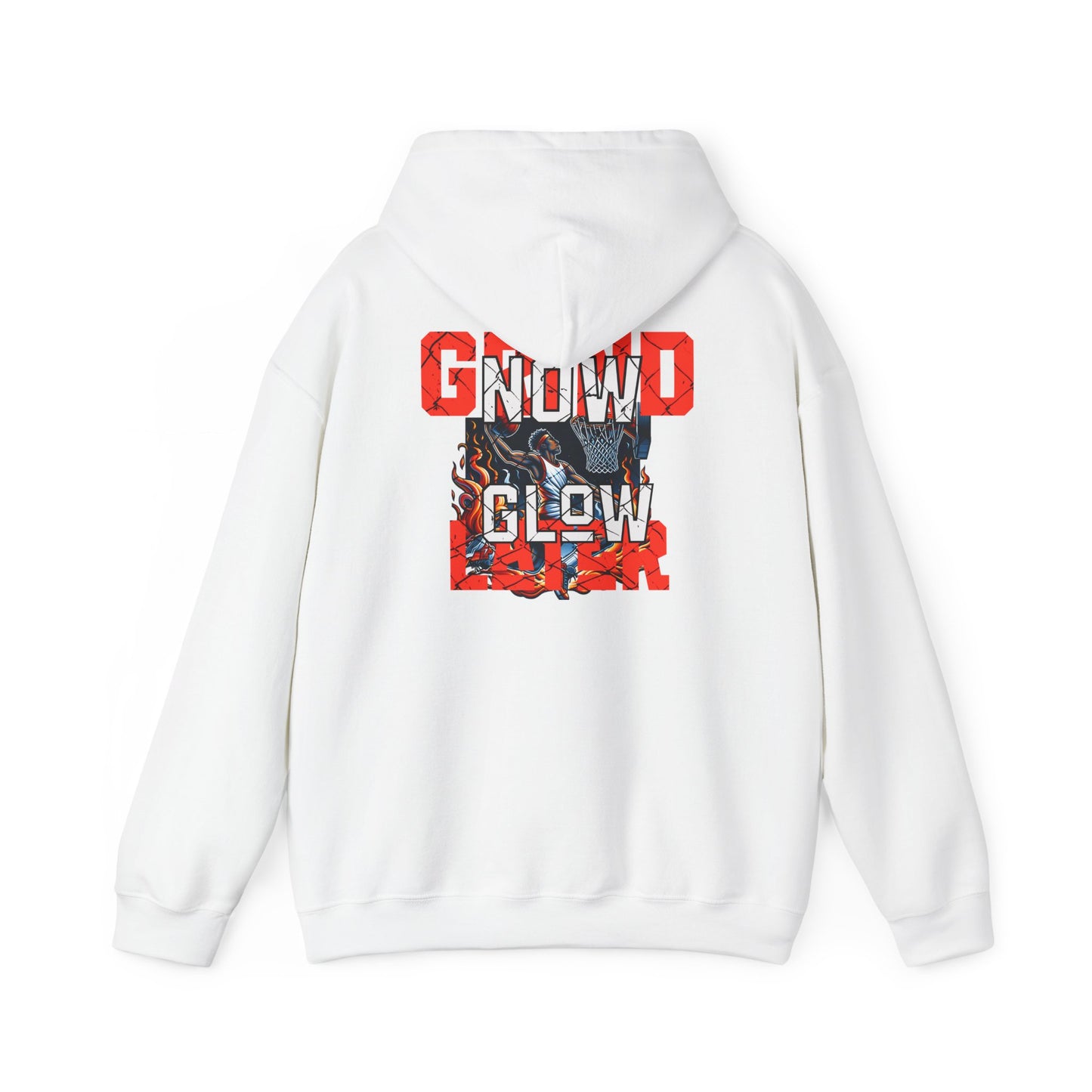 Hooded Sweatshirt Grind Now Glow Later Motivation