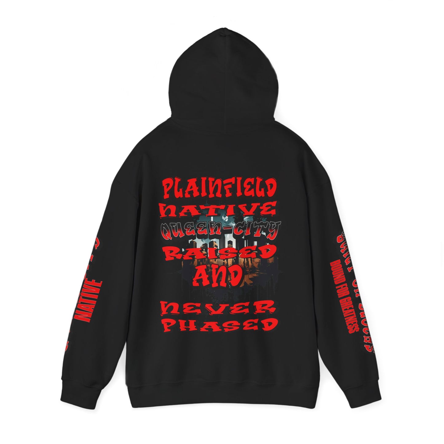 Plainfield Native Hooded Sweatshirt | Unisex Streetwear, Casual Pullover, Iconic Gift, Comfy Layering, Everyday Style