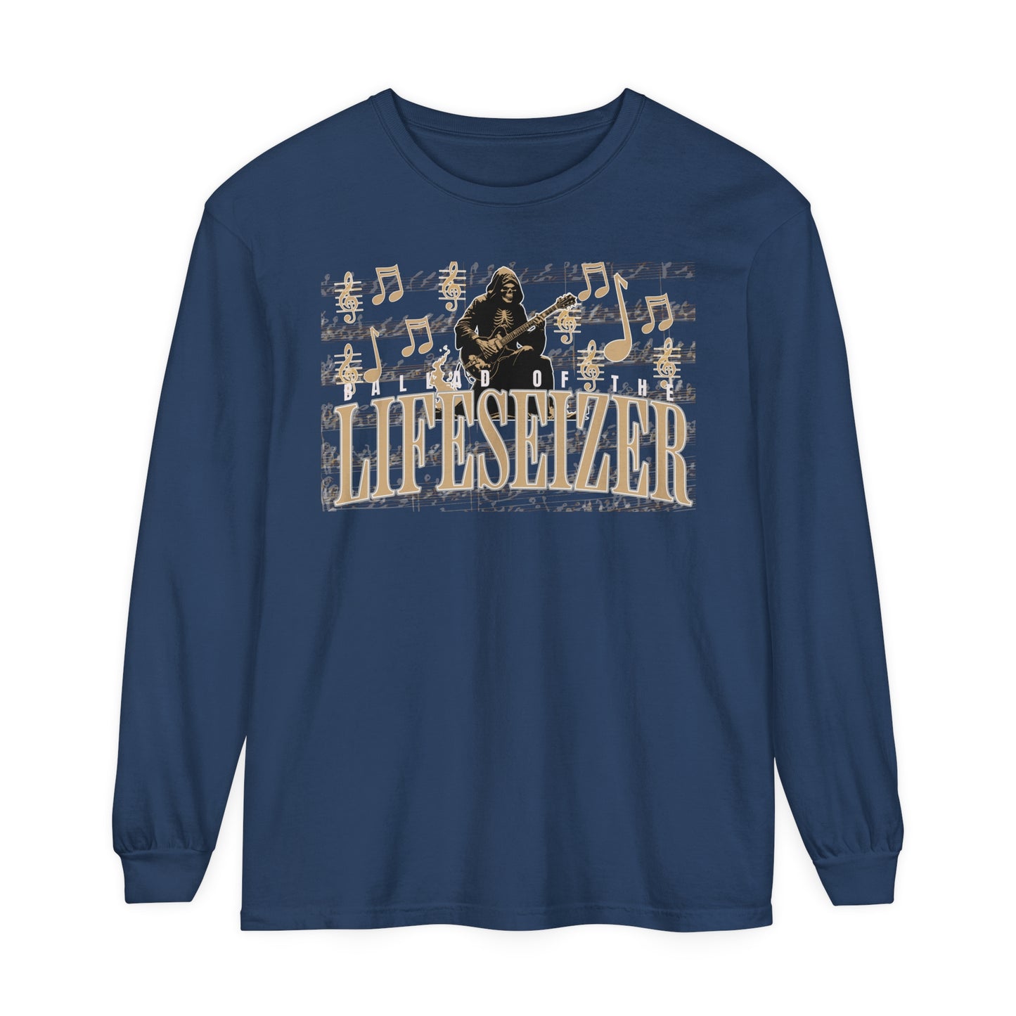 BALLAD OF THE LIFESEIZER Unisex Garment-dyed Long Sleeve T-Shirt