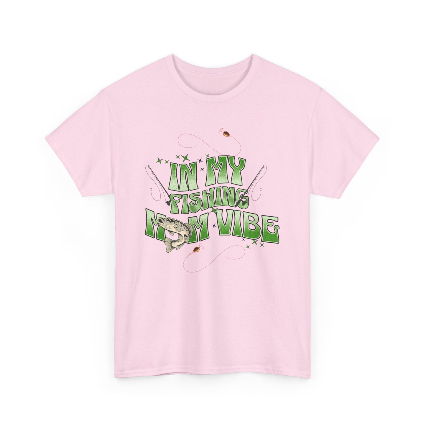 "FISHING MOM"Unisex Heavy Cotton Tee