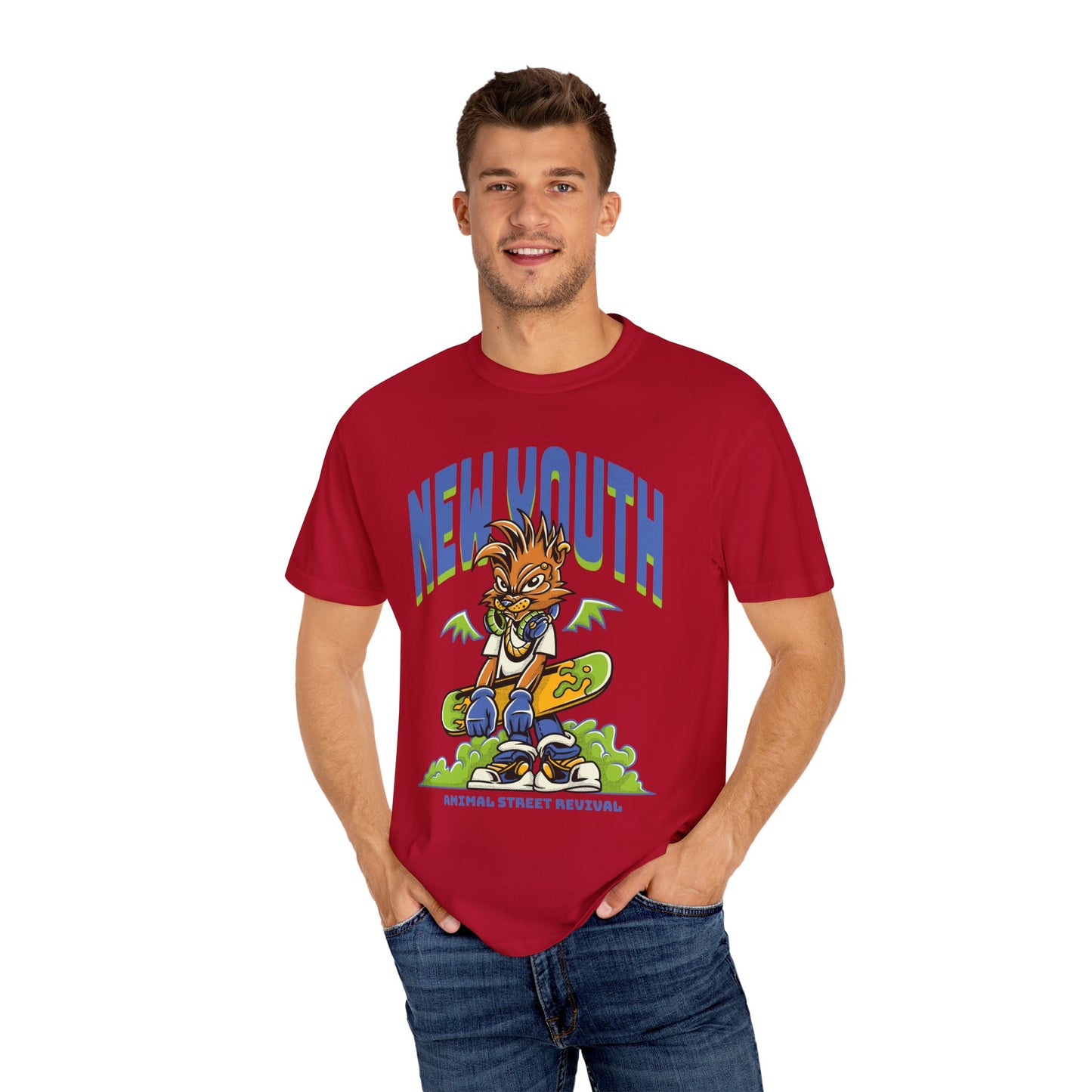 Youthful Vibe Unisex T-shirt - Trendy Graphic Tee for Skate Lovers, Casual Wear, Gifts, Summer Fun