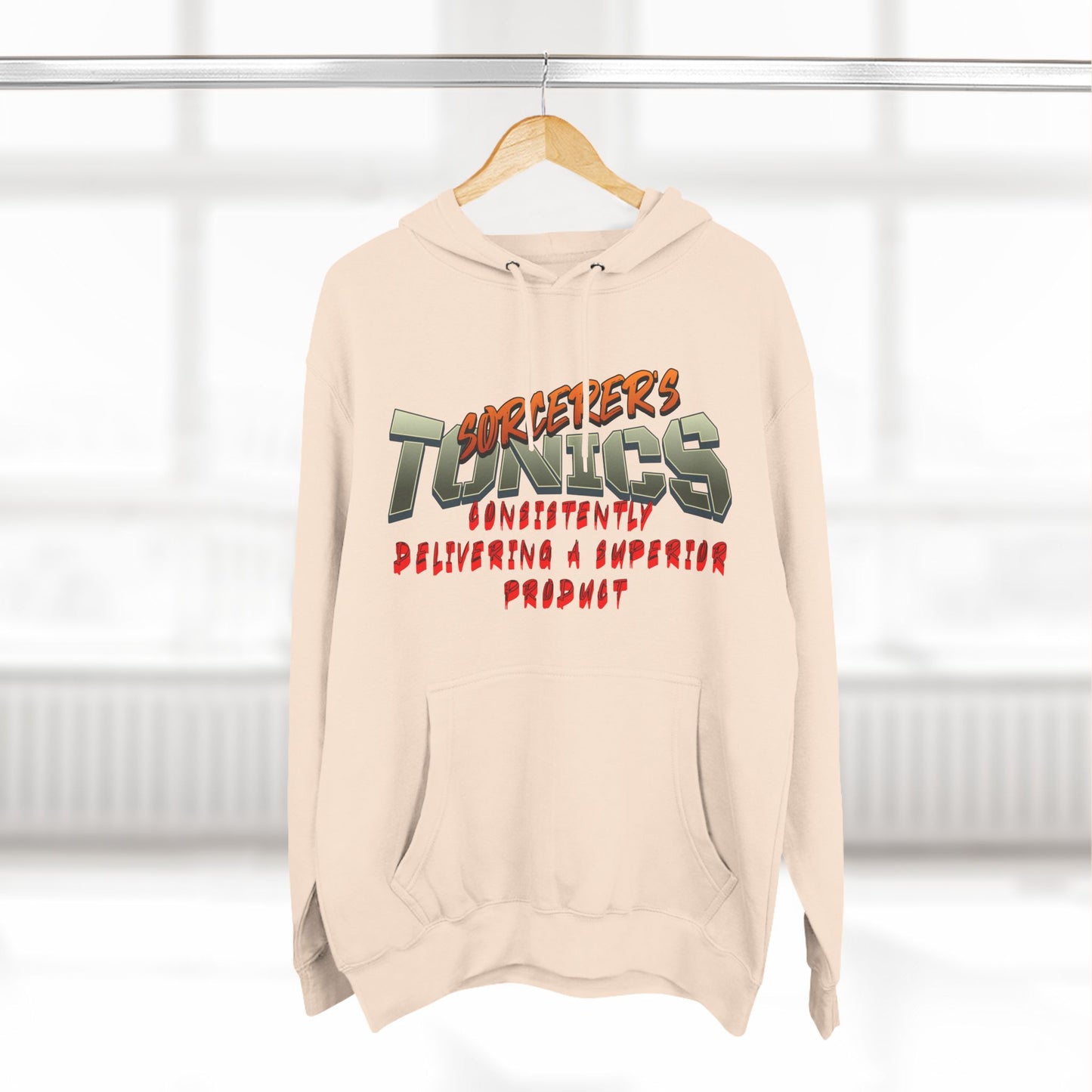 SORCERERS TONIC Three-Panel Fleece Hoodie