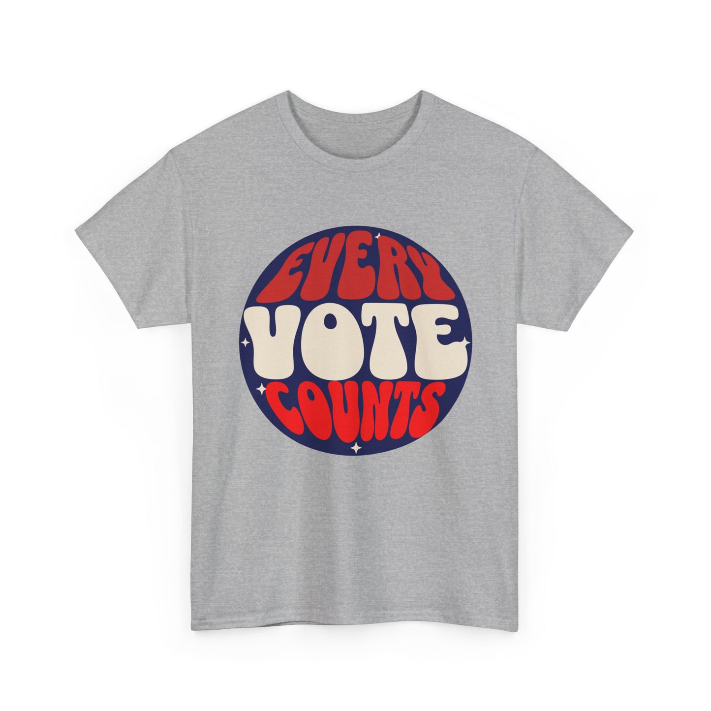 "YOUR VOTE COUNTS"Unisex Heavy Cotton Tee