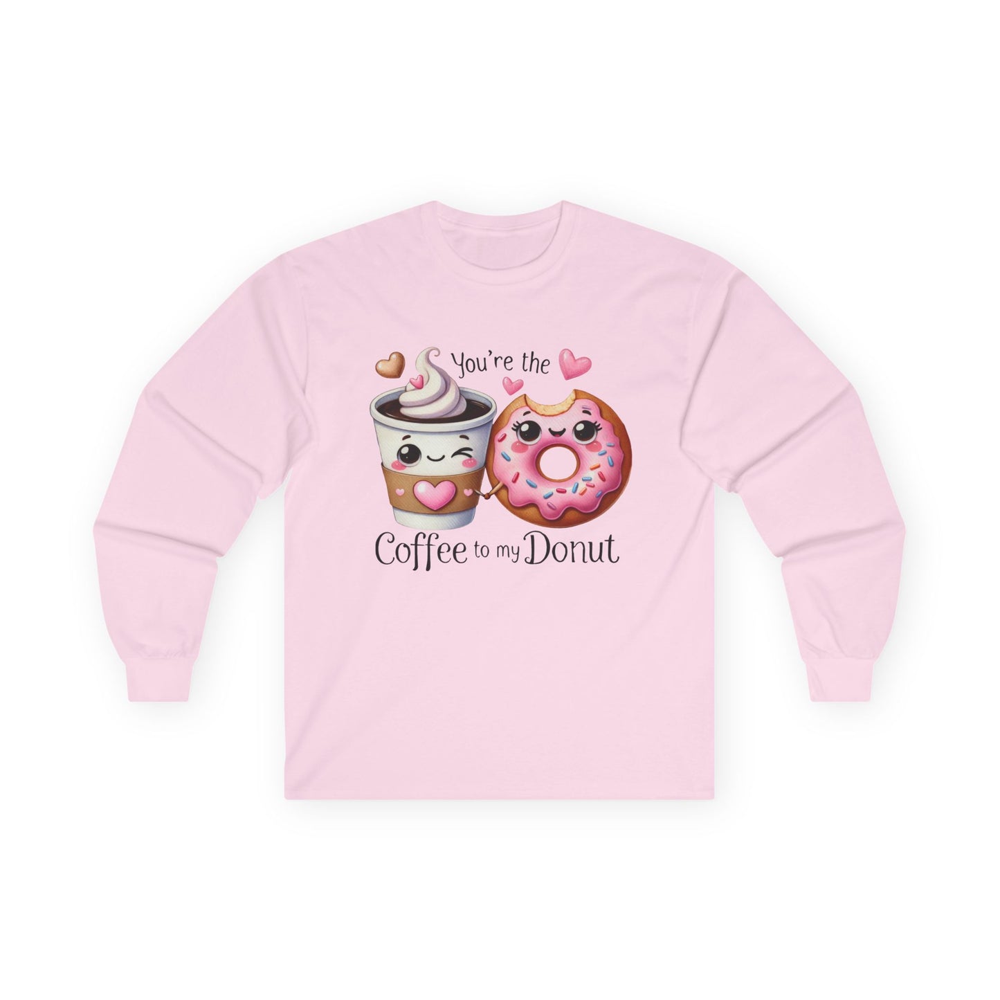 Sweet Love Story: Coffee & Donut Valentine Tee