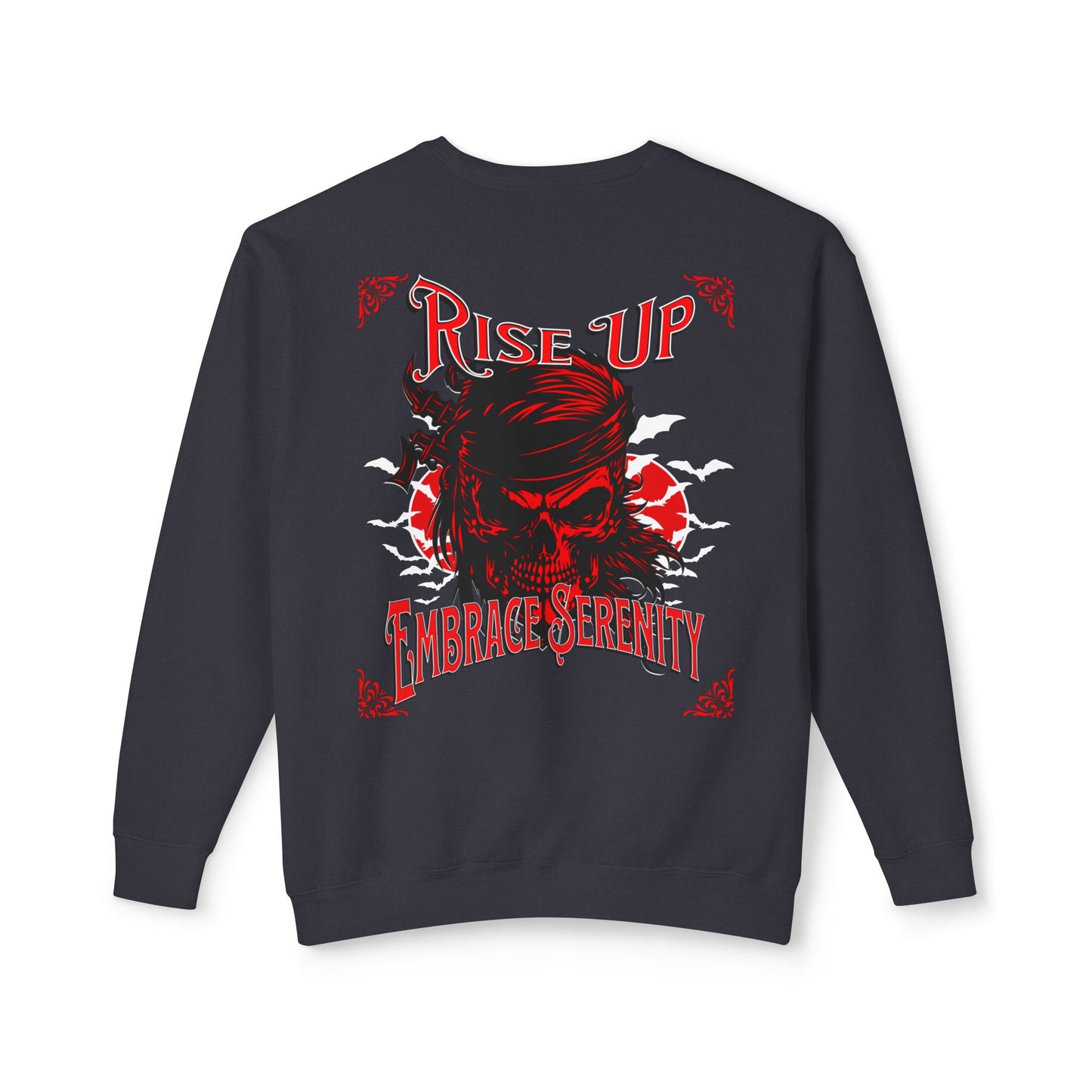 Sweatshirt Embrace Serenity Rise Up Lightweight Crewneck