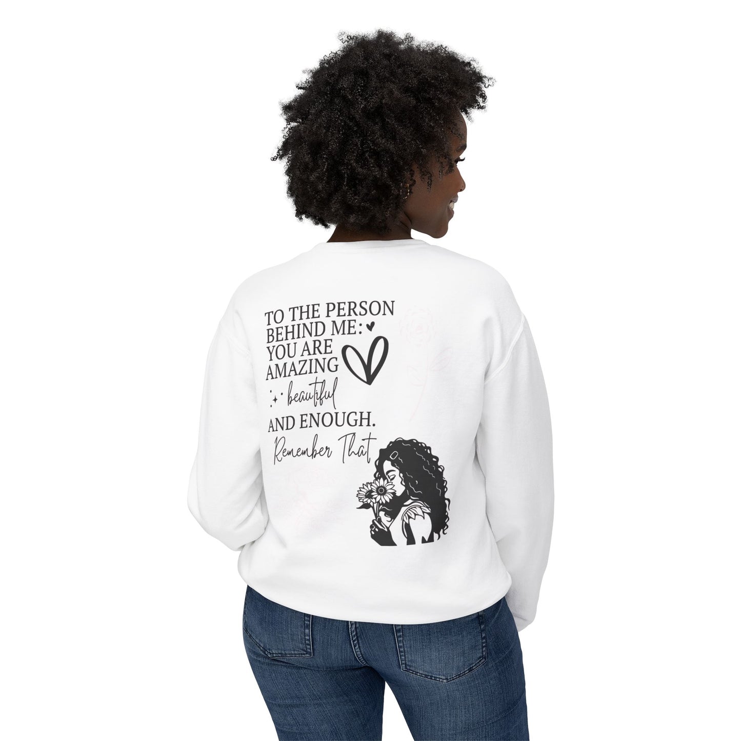 Lightweight Crewneck Sweatshirt - 'You Matter' Design