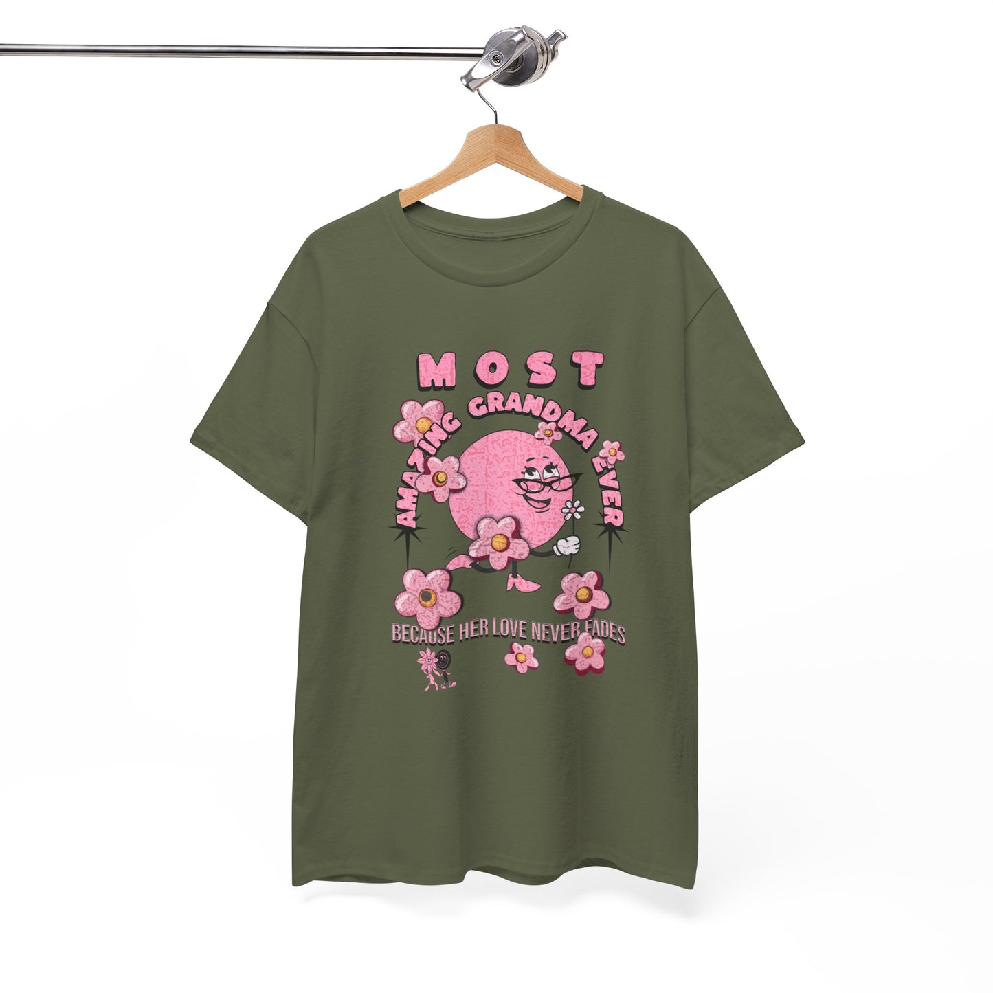 "MOST AMAZING GRANDMA"Unisex Heavy Cotton Tee