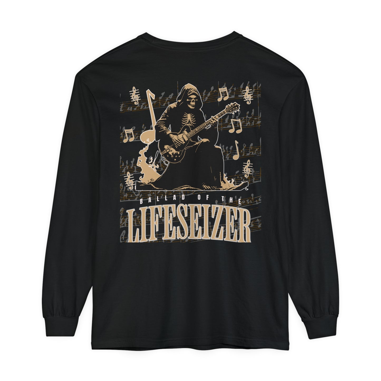 BALLAD OF THE LIFESEIZER Unisex Garment-dyed Long Sleeve T-Shirt