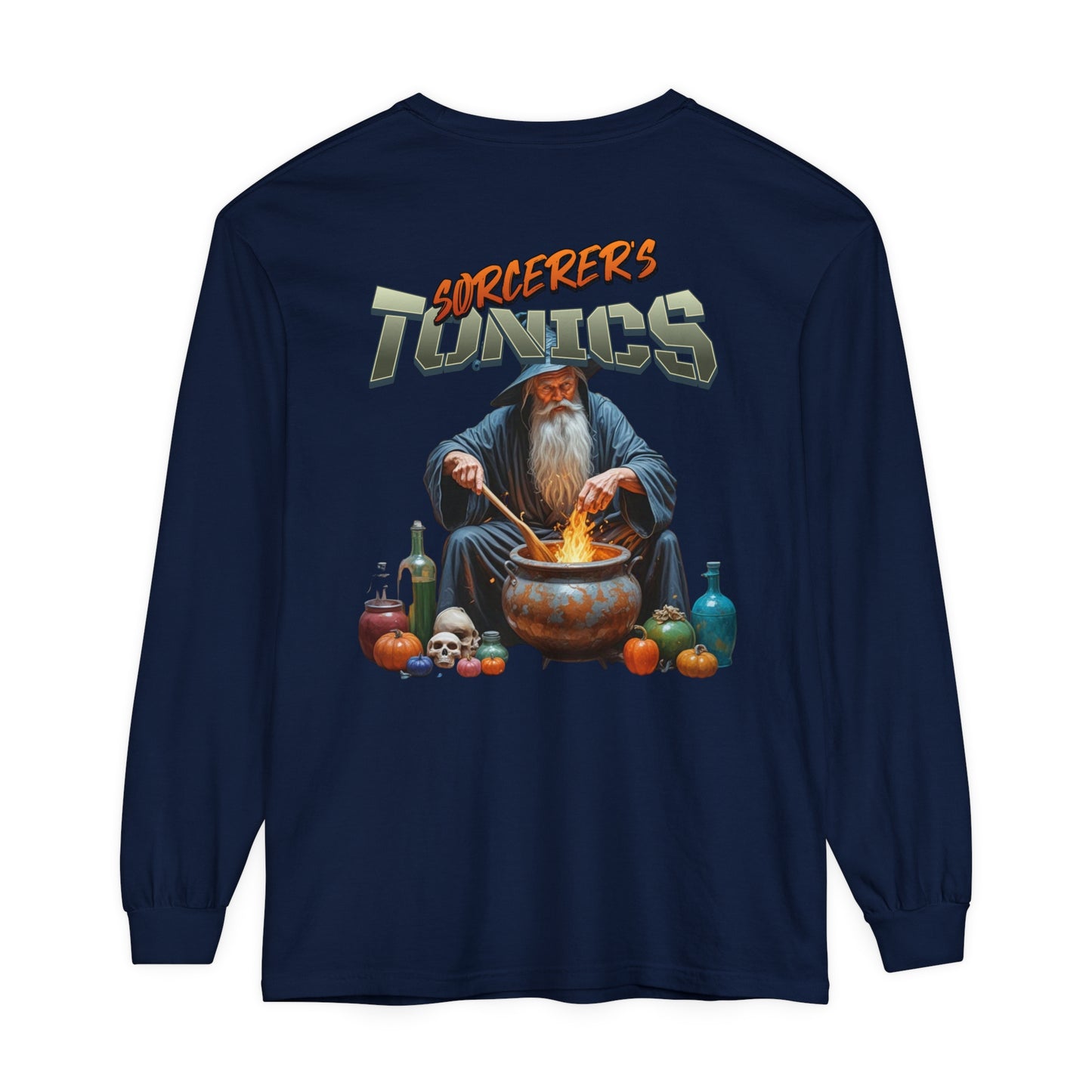 SORCERERS TONIC Unisex Garment-dyed Long Sleeve T-Shirt