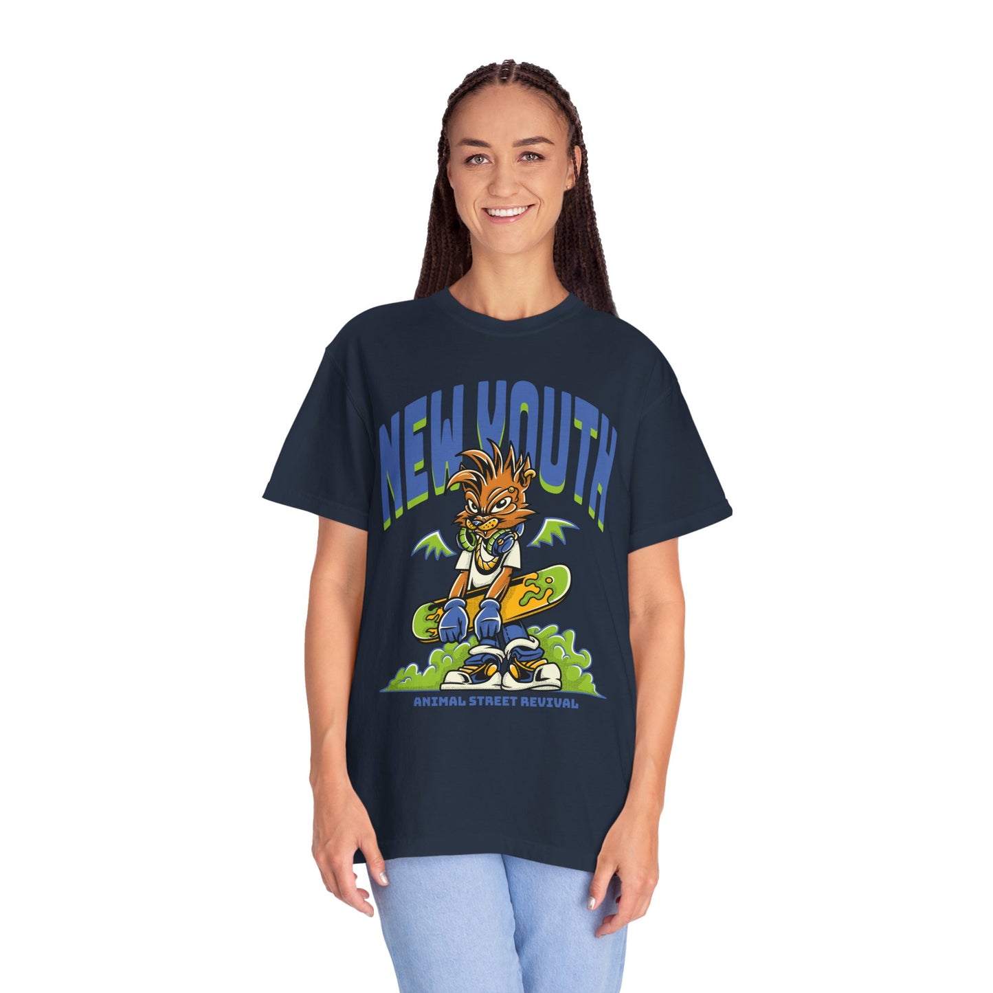 Youthful Vibe Unisex T-shirt - Trendy Graphic Tee for Skate Lovers, Casual Wear, Gifts, Summer Fun