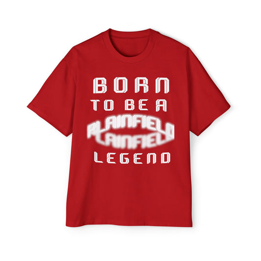 Born to Be A Plainfield Legend Tee — Men's Oversized Graphic T-Shirt