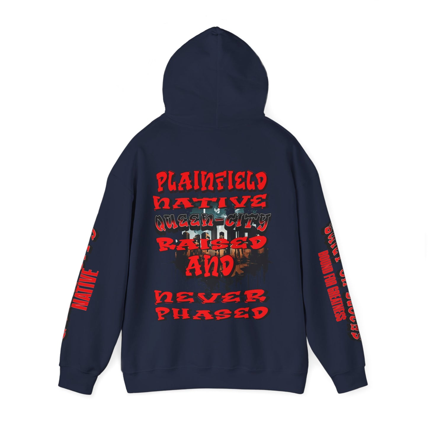 Plainfield Native Hooded Sweatshirt | Unisex Streetwear, Casual Pullover, Iconic Gift, Comfy Layering, Everyday Style