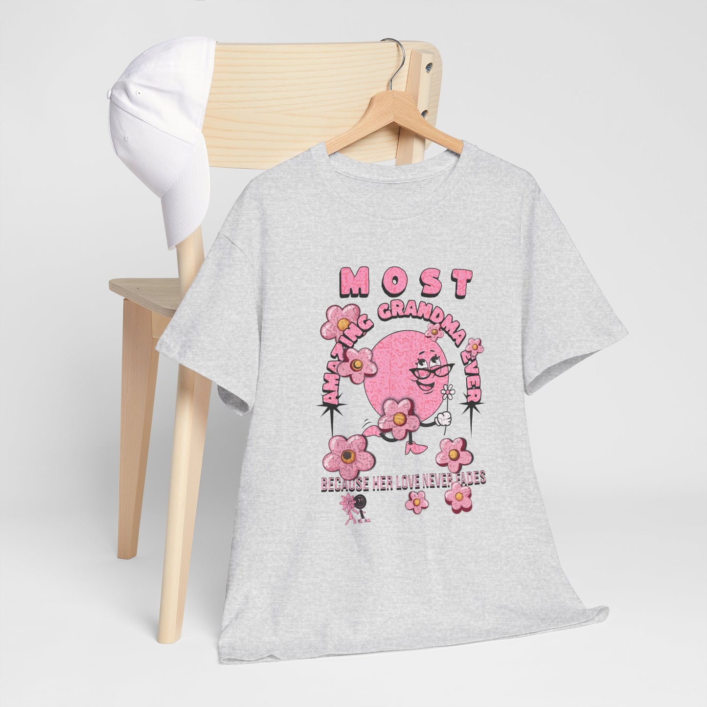 "MOST AMAZING GRANDMA"Unisex Heavy Cotton Tee