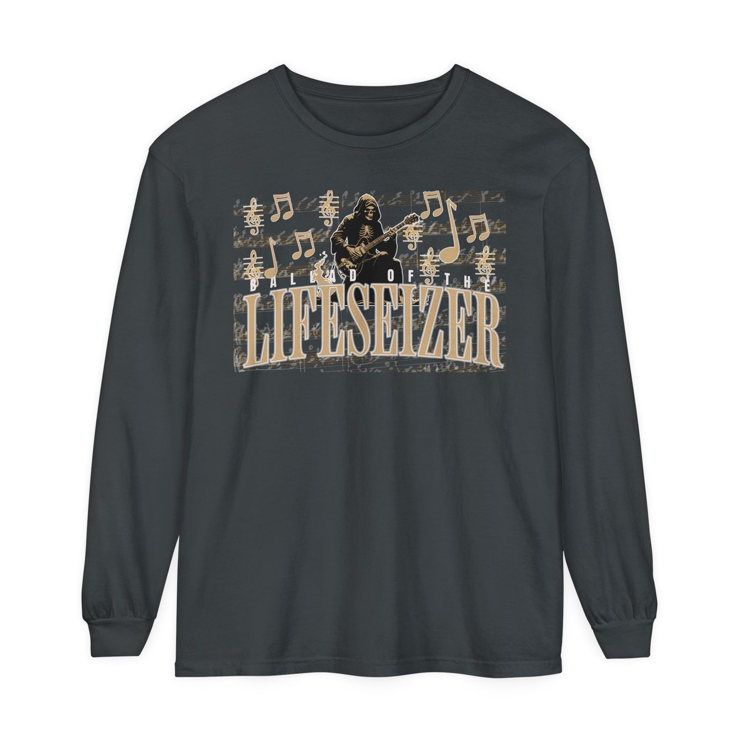 BALLAD OF THE LIFESEIZER Unisex Garment-dyed Long Sleeve T-Shirt