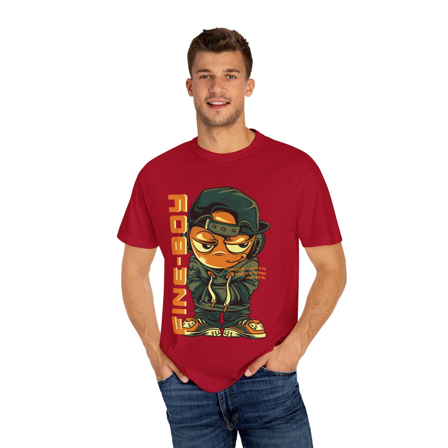 Streetwear Graphic Tee for Kids, Fine Boy Urban Style Shirt, Youth Fashion T-shirt, Trendy Gift for Birthdays, Cool Summer Look