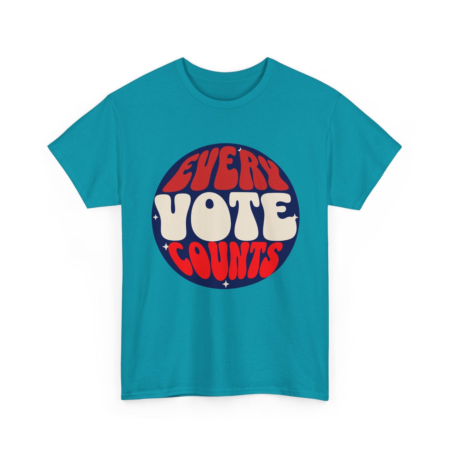 "YOUR VOTE COUNTS"Unisex Heavy Cotton Tee