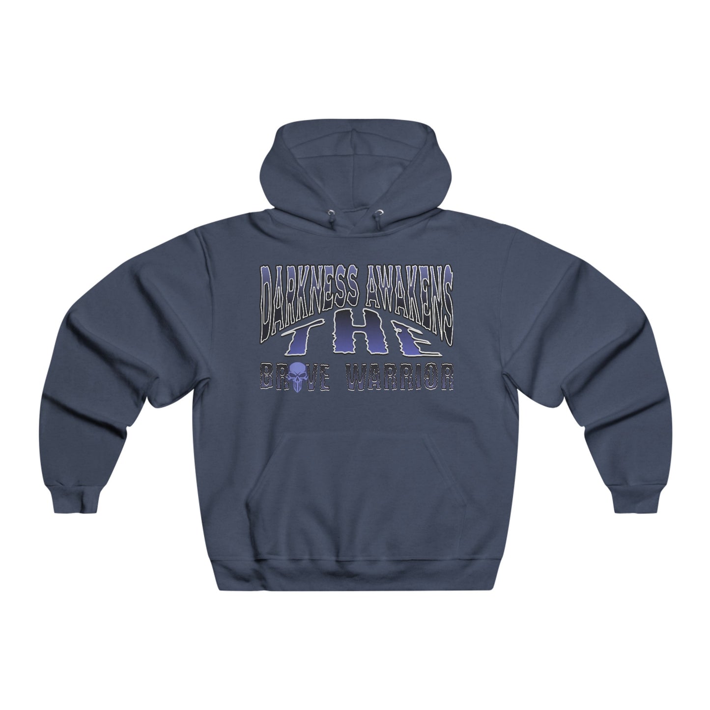 "A BRAVE WARRIOR"Men's NUBLEND® Hooded Sweatshirt