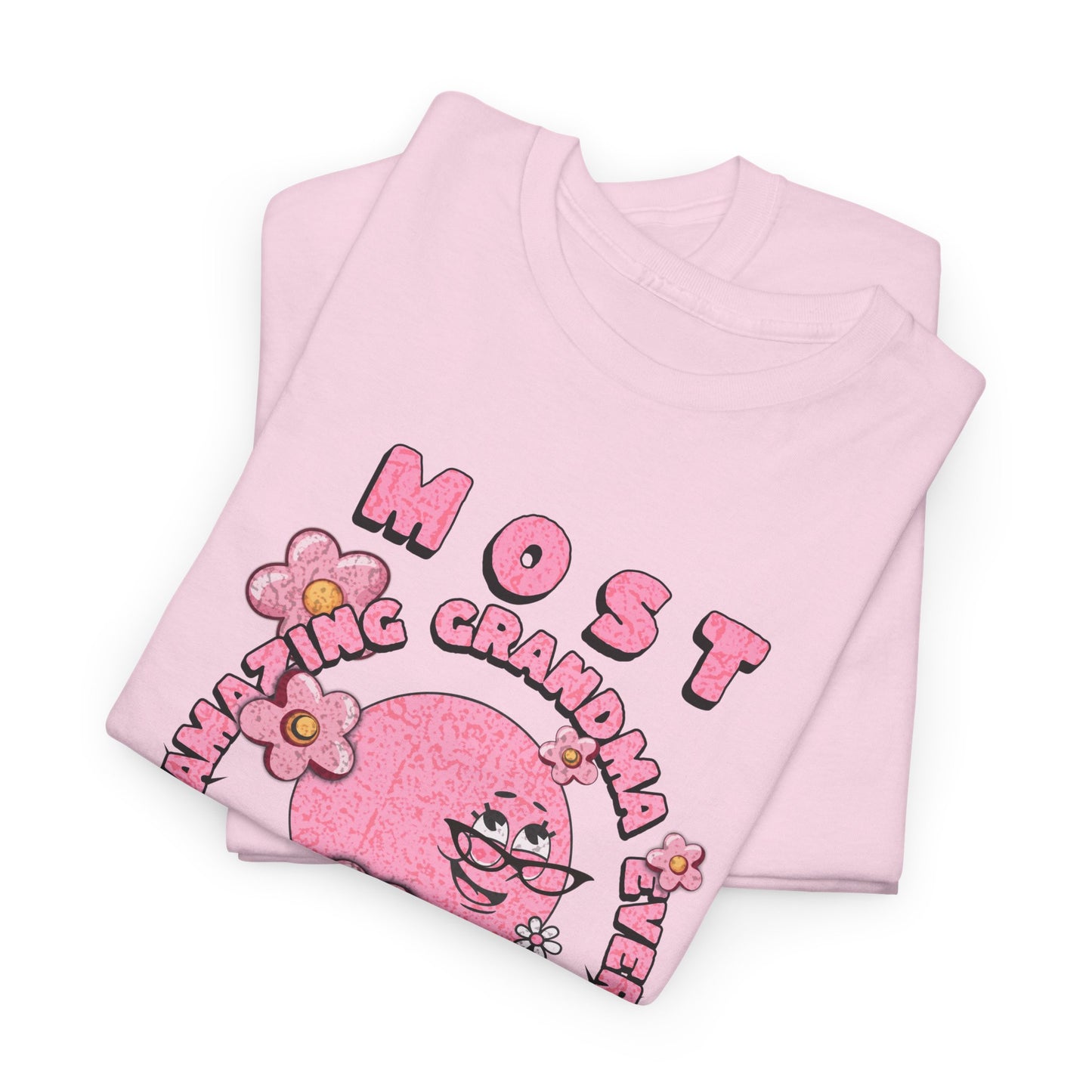 "MOST AMAZING GRANDMA"Unisex Heavy Cotton Tee