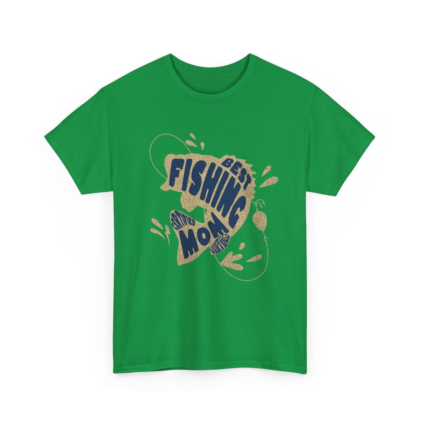 "CERTIFIEDFIED FISHING MOM" Unisex Heavy Cotton Tee