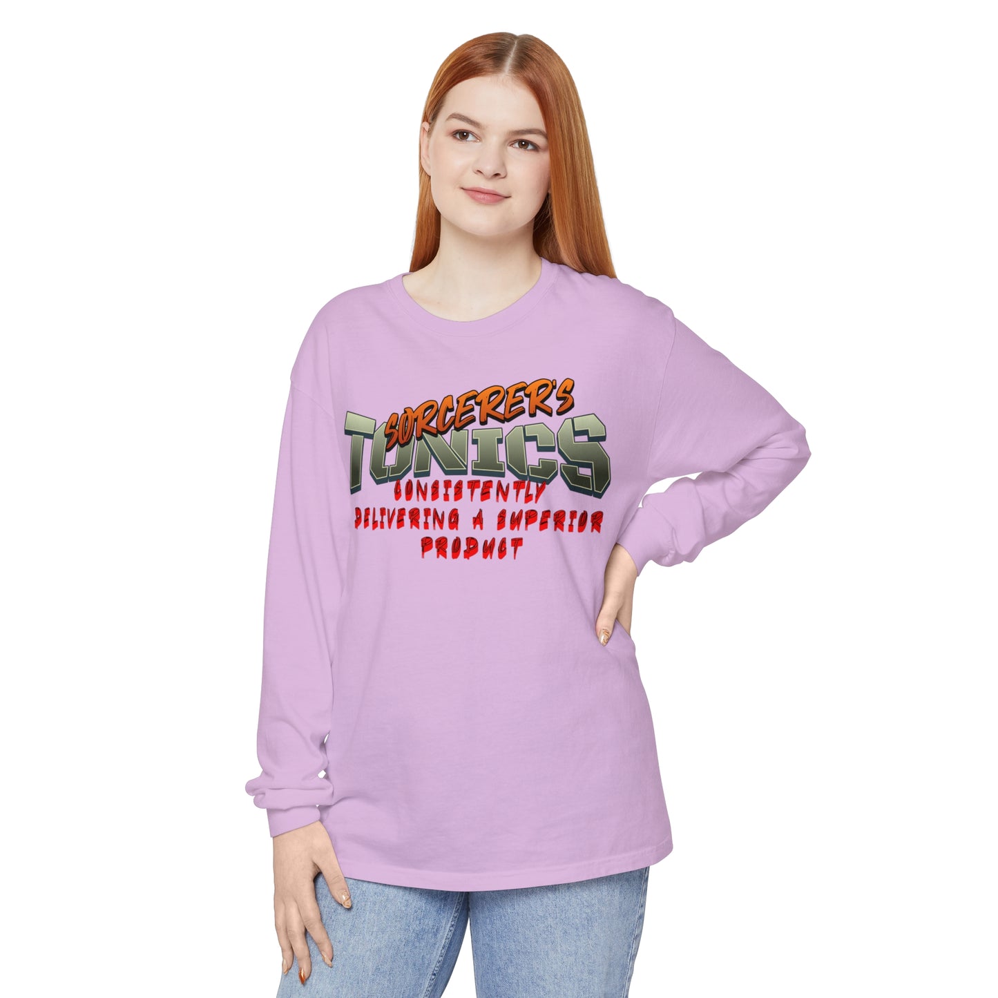 SORCERERS TONIC Unisex Garment-dyed Long Sleeve T-Shirt