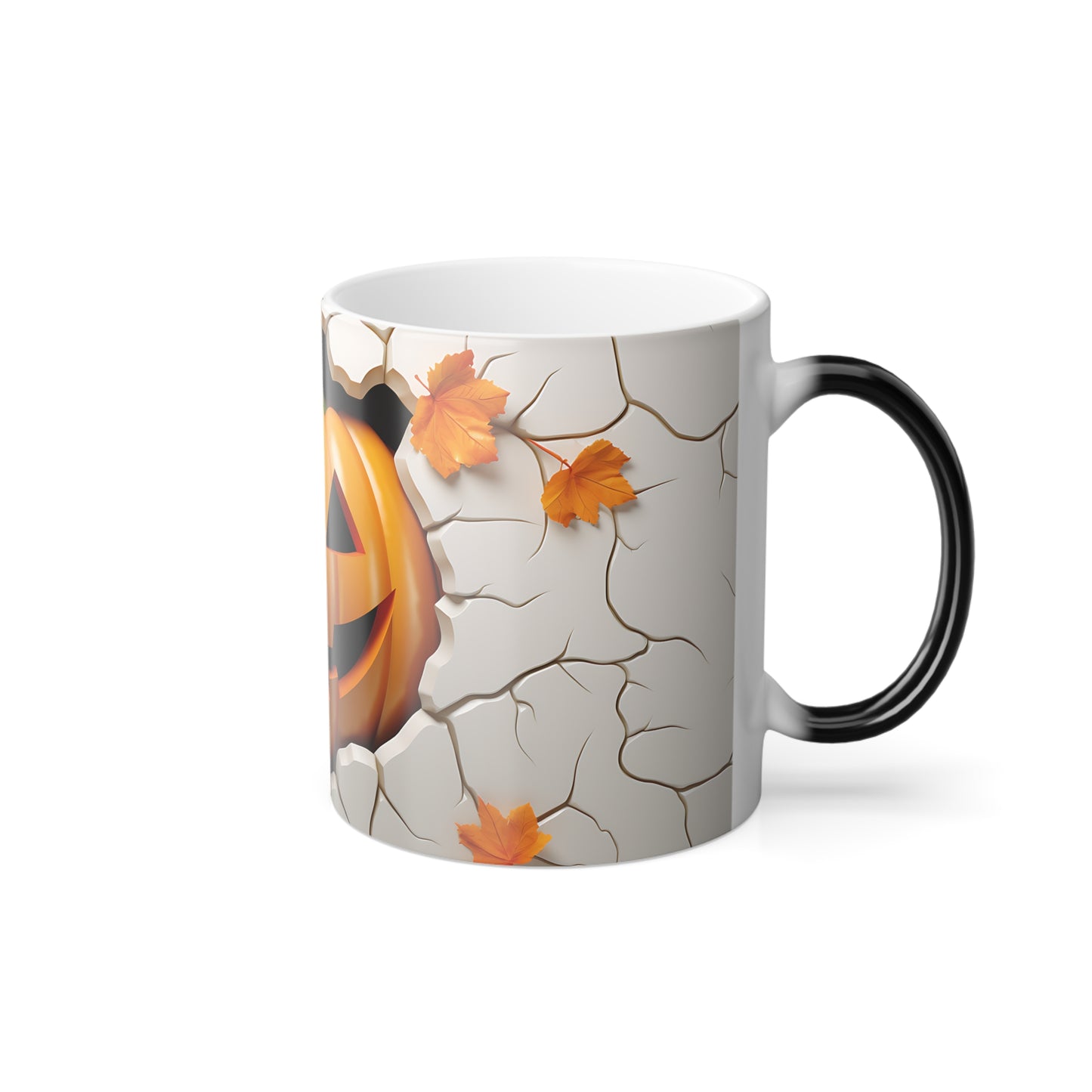 Pumpkin head Color Morphing Mug, 11oz