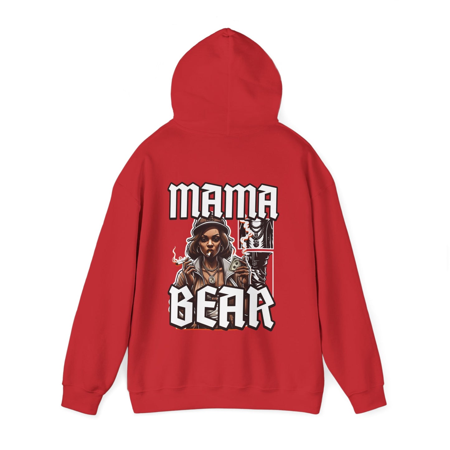 Mama Bear Unisex Hoodie - Cozy Gift for Moms, Perfect for Birthdays, Mother's Day, Casual Wear, Family Gatherings