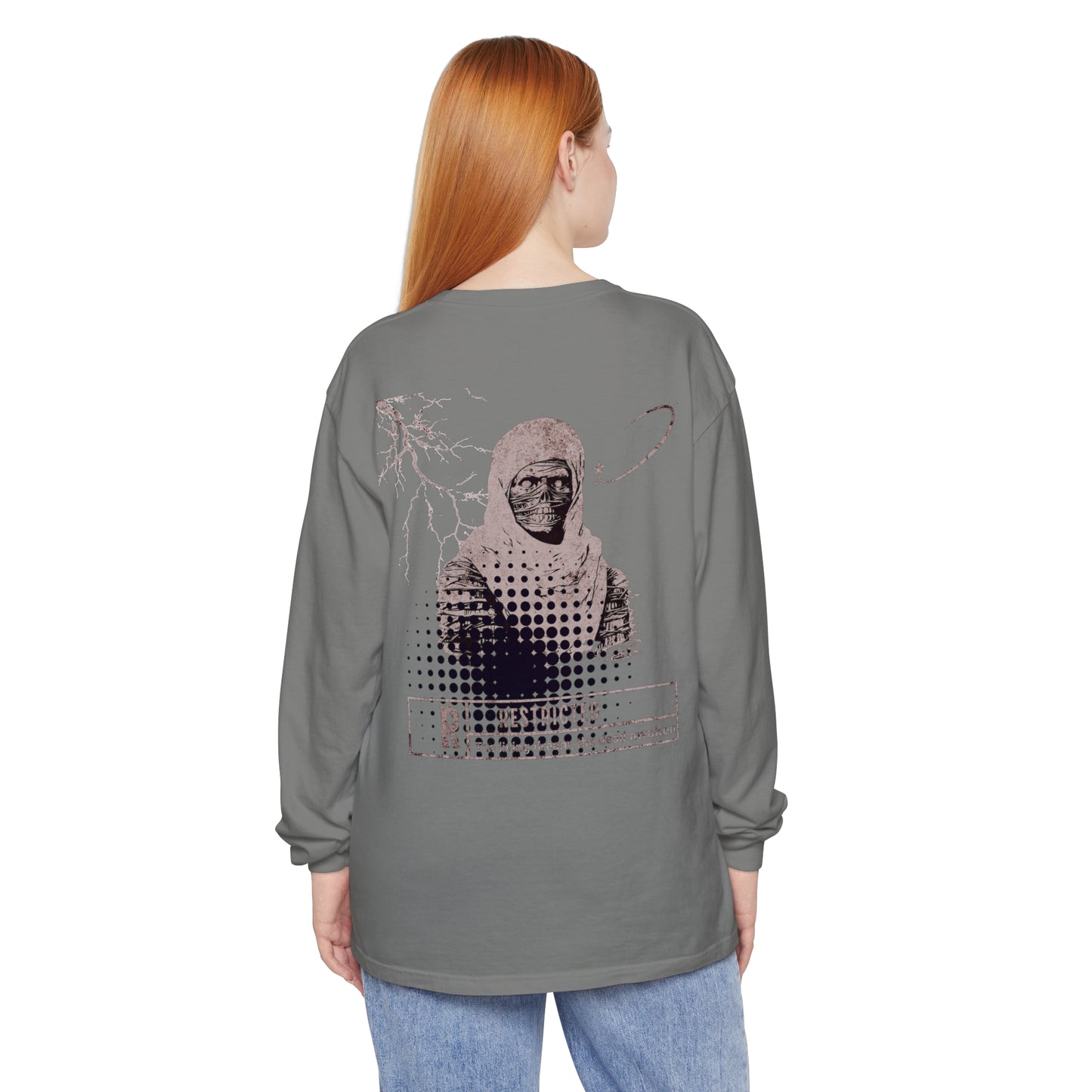 Long Sleeve T-Shirt - Eternal Darkness Call Your Name Graphic