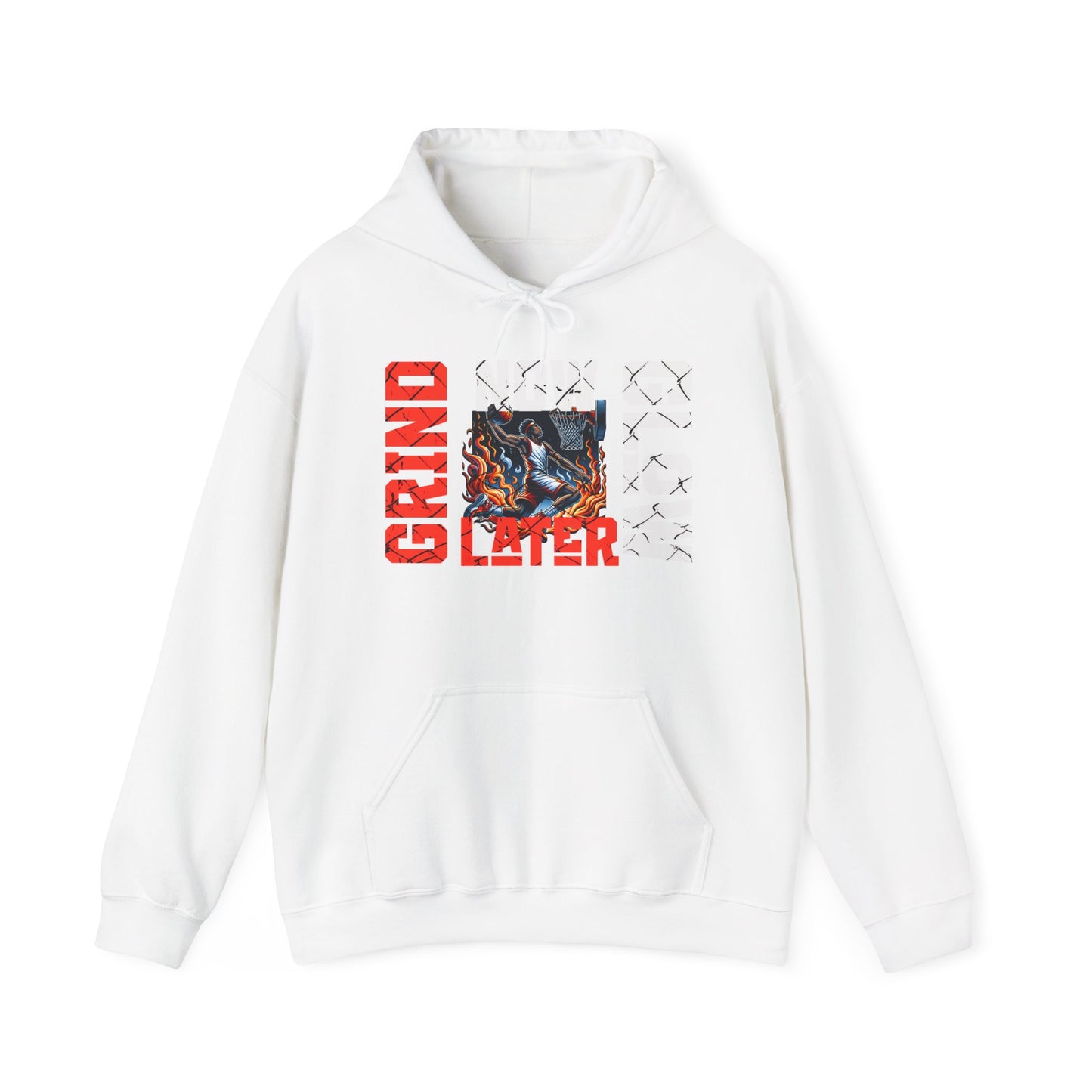 Hooded Sweatshirt Grind Now Glow Later Motivation