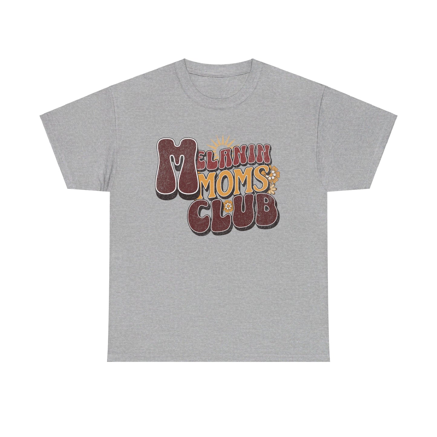 "MELELIN MOMS CLUB"Unisex Heavy Cotton Tee