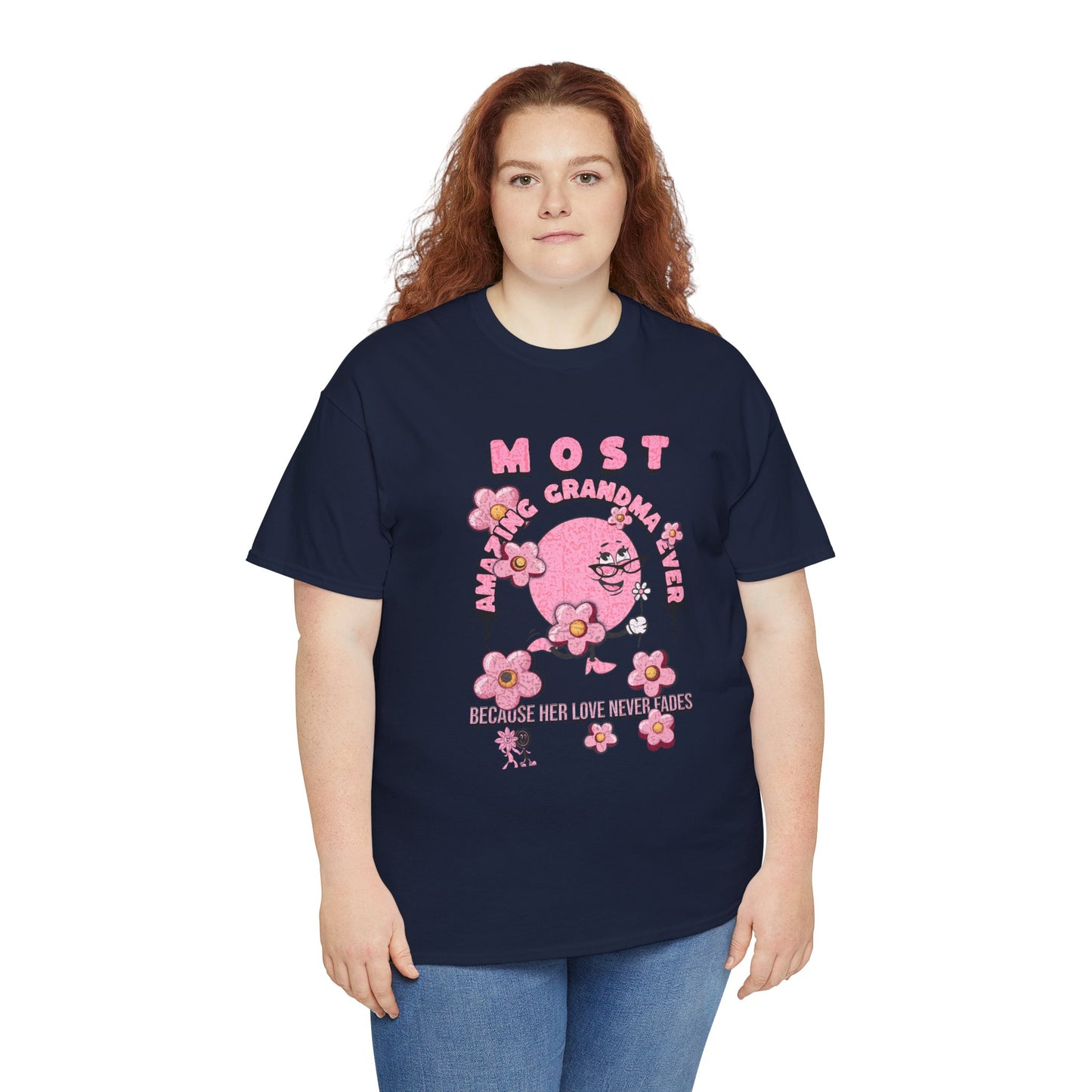 "MOST AMAZING GRANDMA"Unisex Heavy Cotton Tee