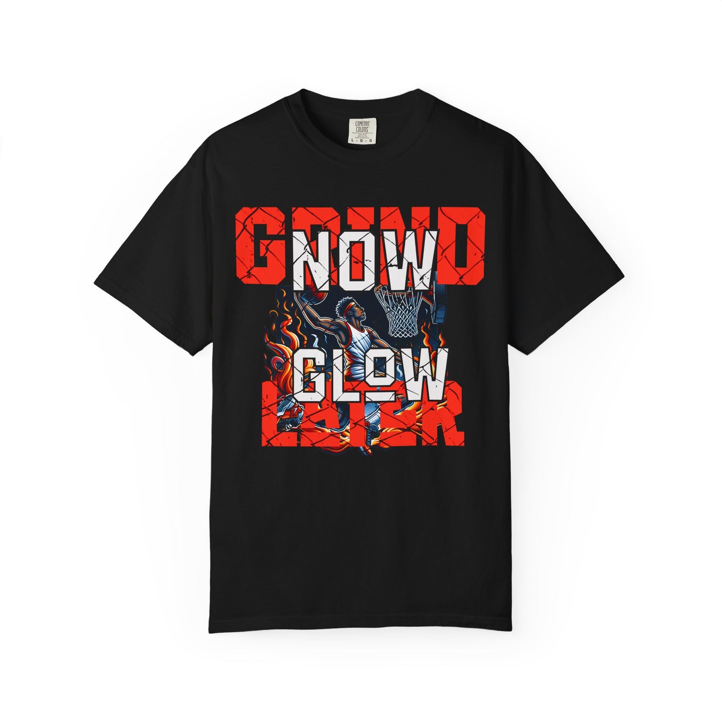 Grind Glow Later Unisex Garment-Dyed T-Shirt - Motivational Graphic Tee