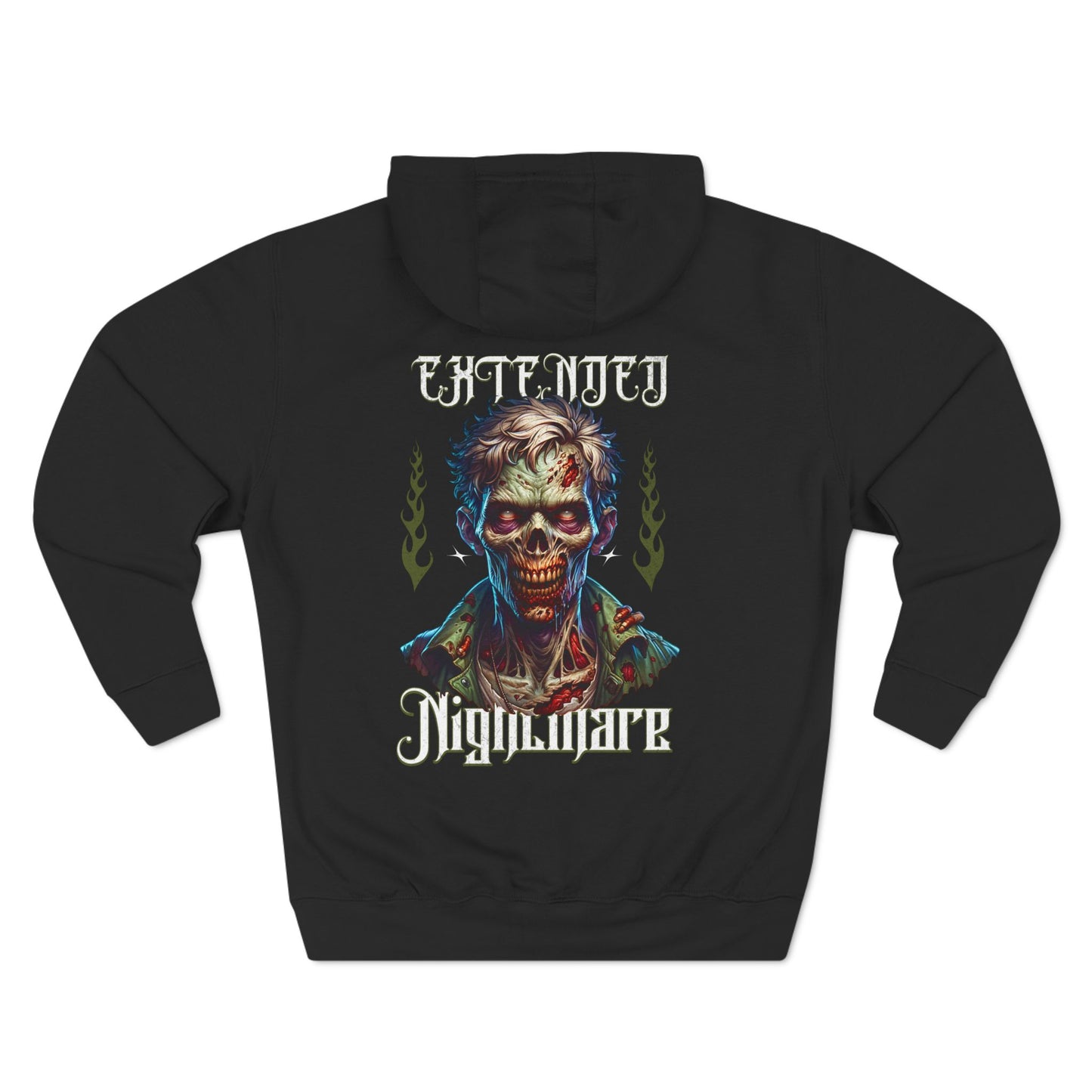 Extended Nightmare Three-Panel Fleece Hoodie