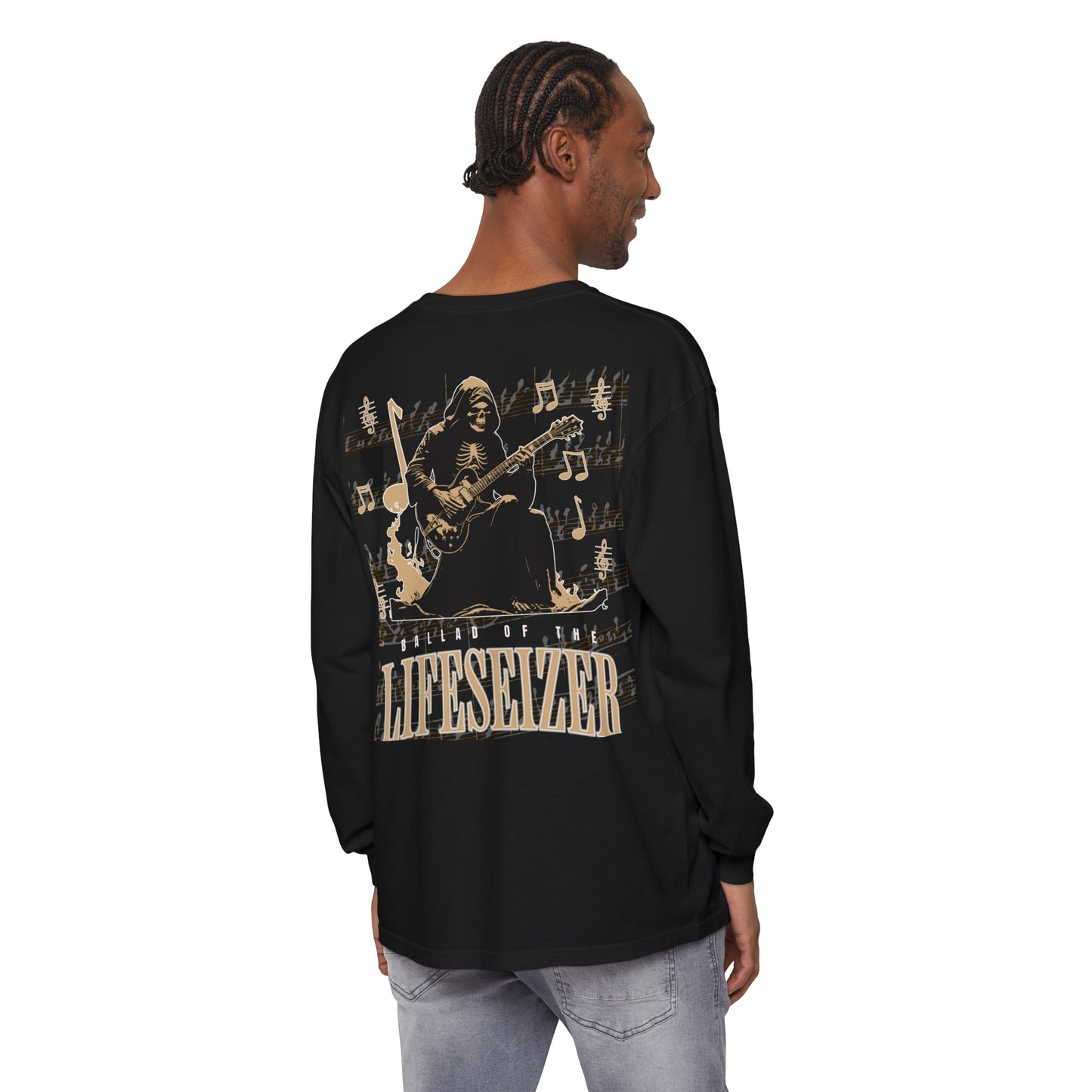 BALLAD OF THE LIFESEIZER Unisex Garment-dyed Long Sleeve T-Shirt