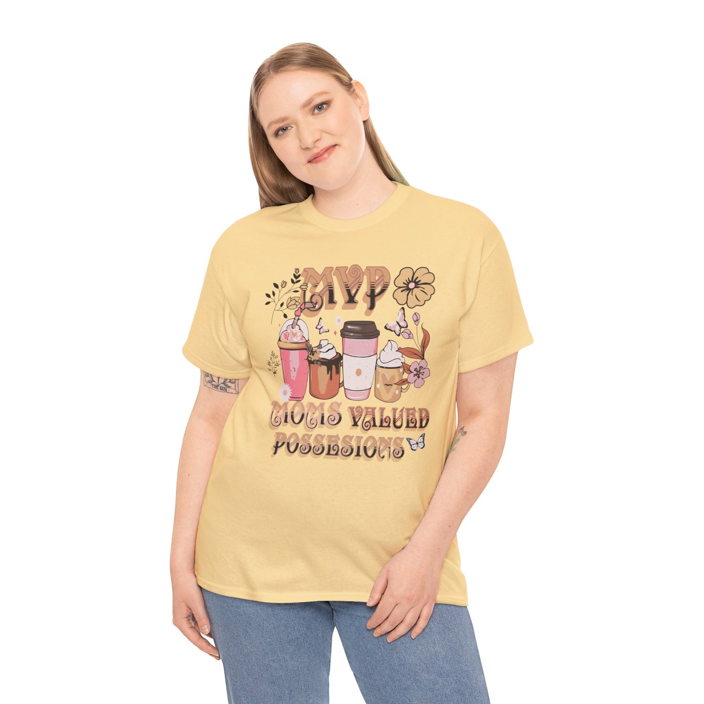 MOMS MVP POSSESIONS Unisex Heavy Cotton Tee