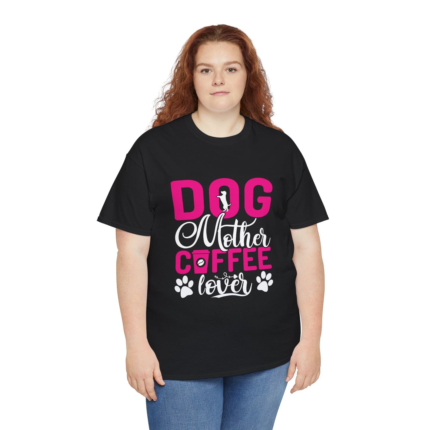 "DOG MOM" Unisex Heavy Cotton Tee