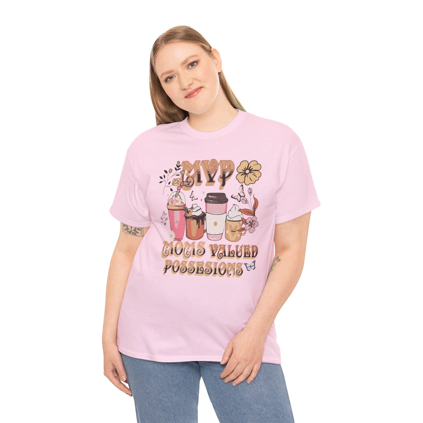 MOMS MVP POSSESIONS Unisex Heavy Cotton Tee