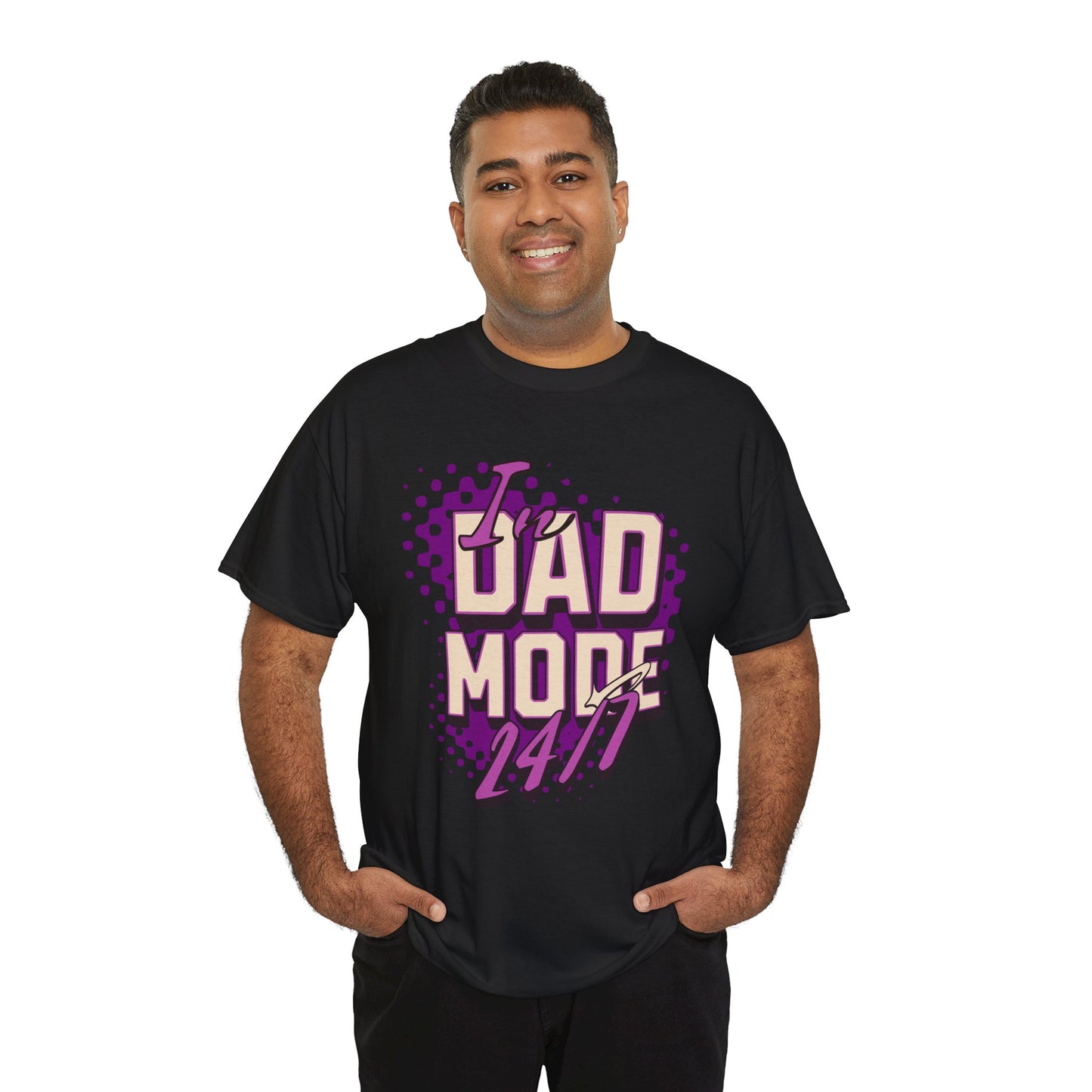 "DAD MODE" Unisex Heavy Cotton Tee