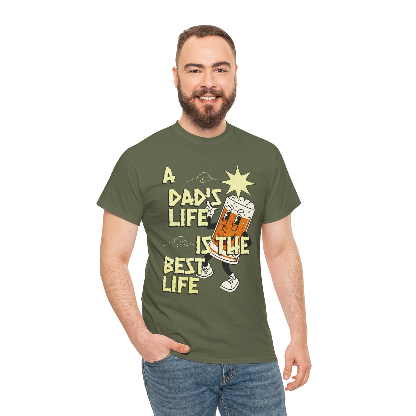 "DADS LIFE" Unisex Heavy Cotton Tee