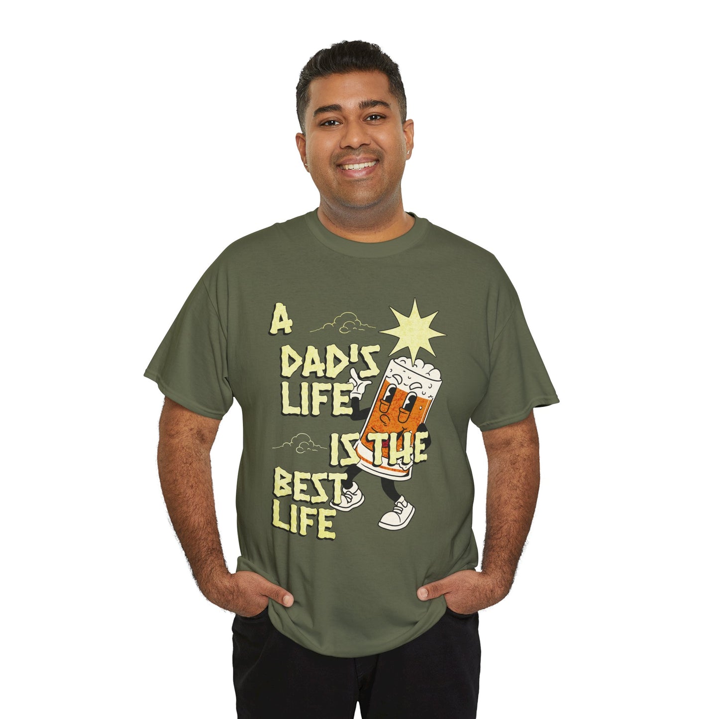 "DADS LIFE" Unisex Heavy Cotton Tee