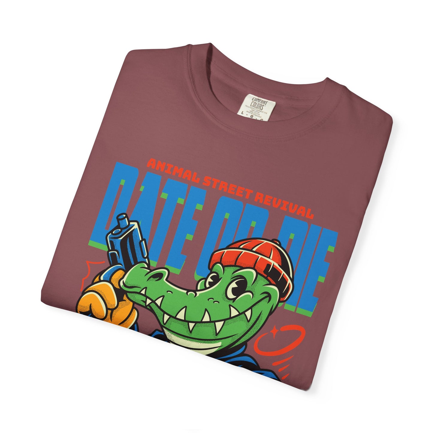 Retro Cartoon Alligator T-Shirt, Fun Graphic Tee, Casual Summer Wear, Gift for Animators, Quirky Fashion, Unique Streetwear