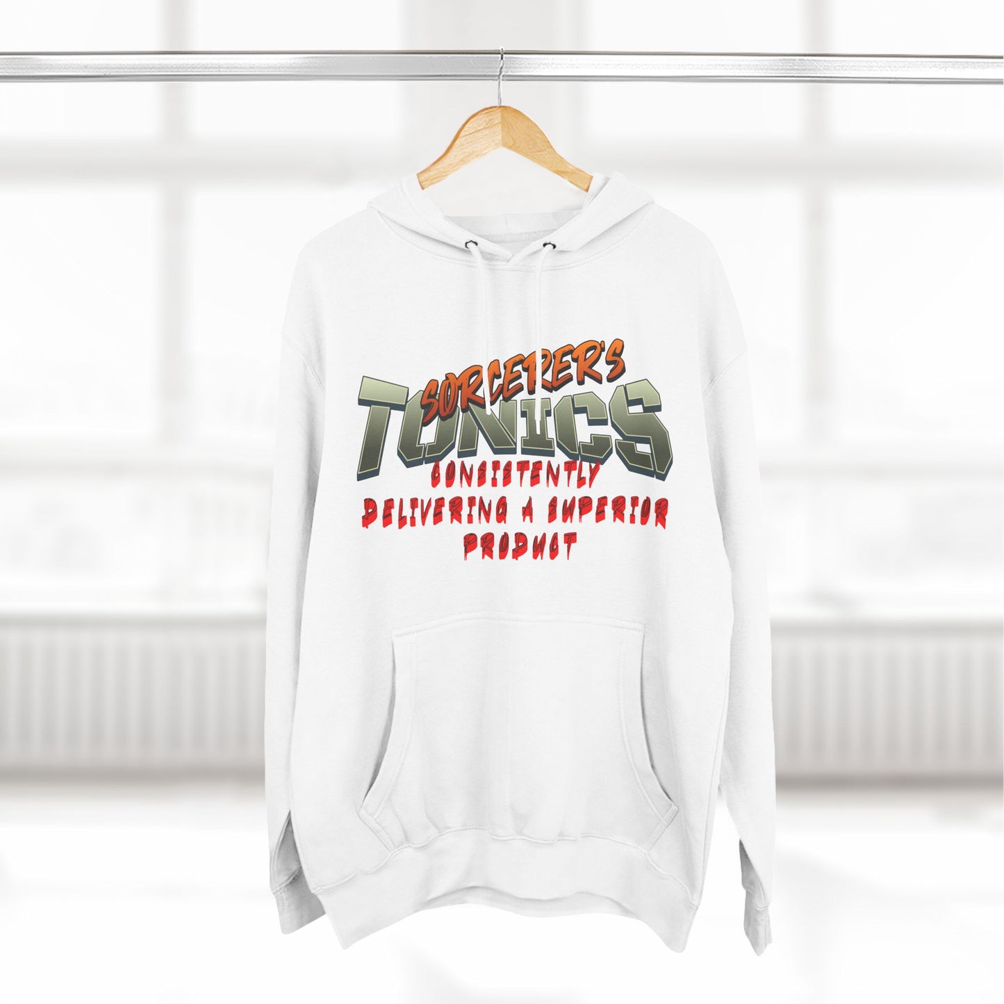 SORCERERS TONIC Three-Panel Fleece Hoodie