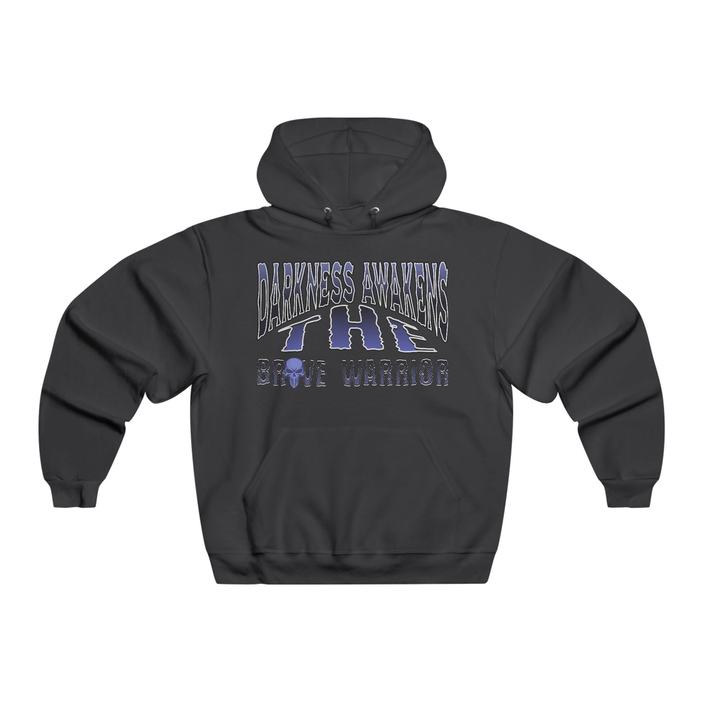 "A BRAVE WARRIOR"Men's NUBLEND® Hooded Sweatshirt