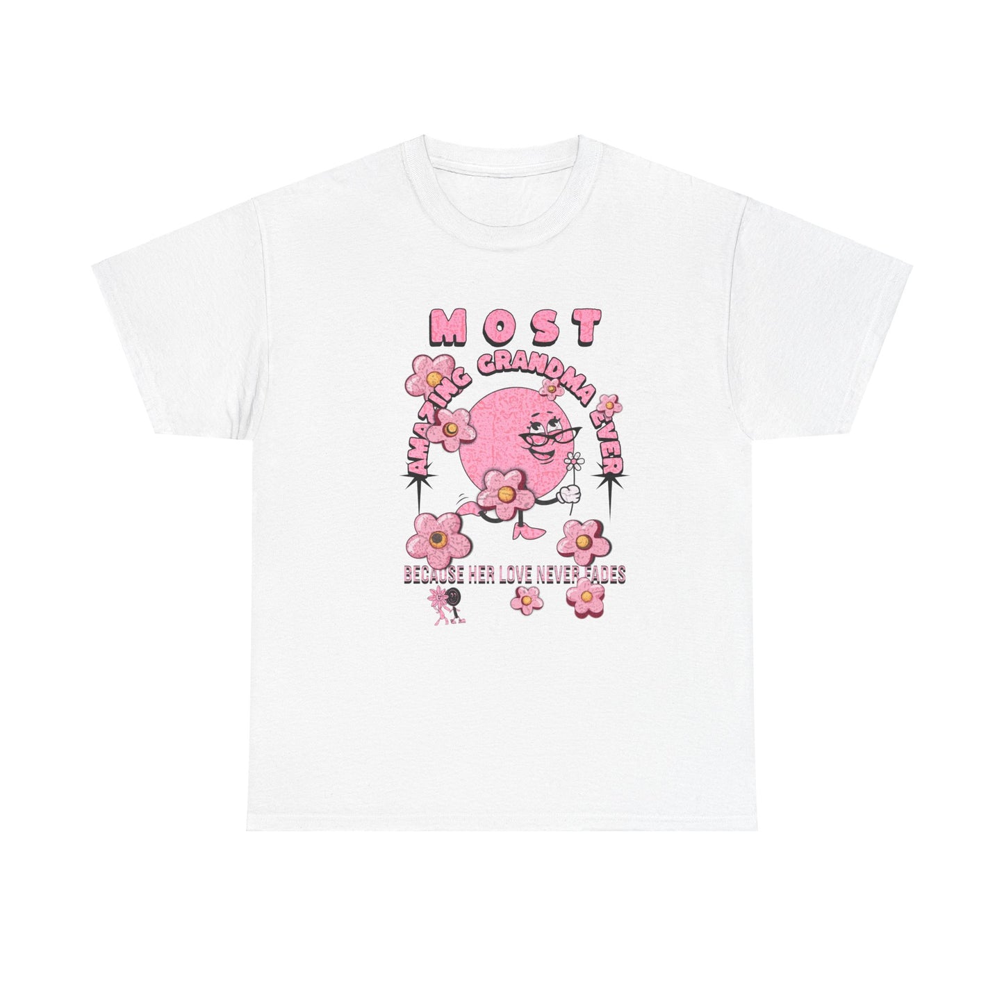 "MOST AMAZING GRANDMA"Unisex Heavy Cotton Tee