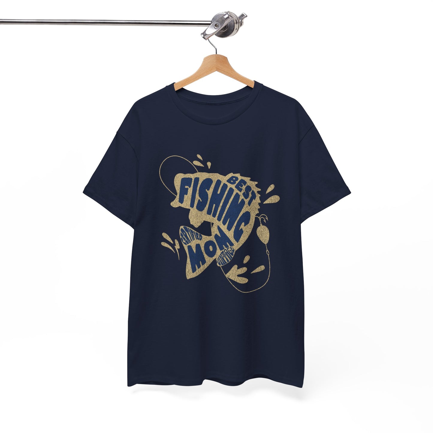 "CERTIFIEDFIED FISHING MOM" Unisex Heavy Cotton Tee