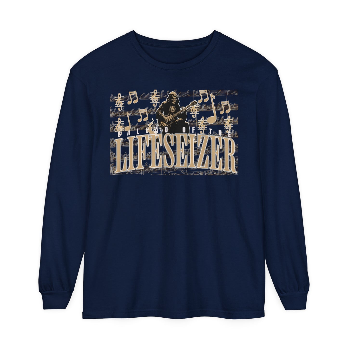 BALLAD OF THE LIFESEIZER Unisex Garment-dyed Long Sleeve T-Shirt