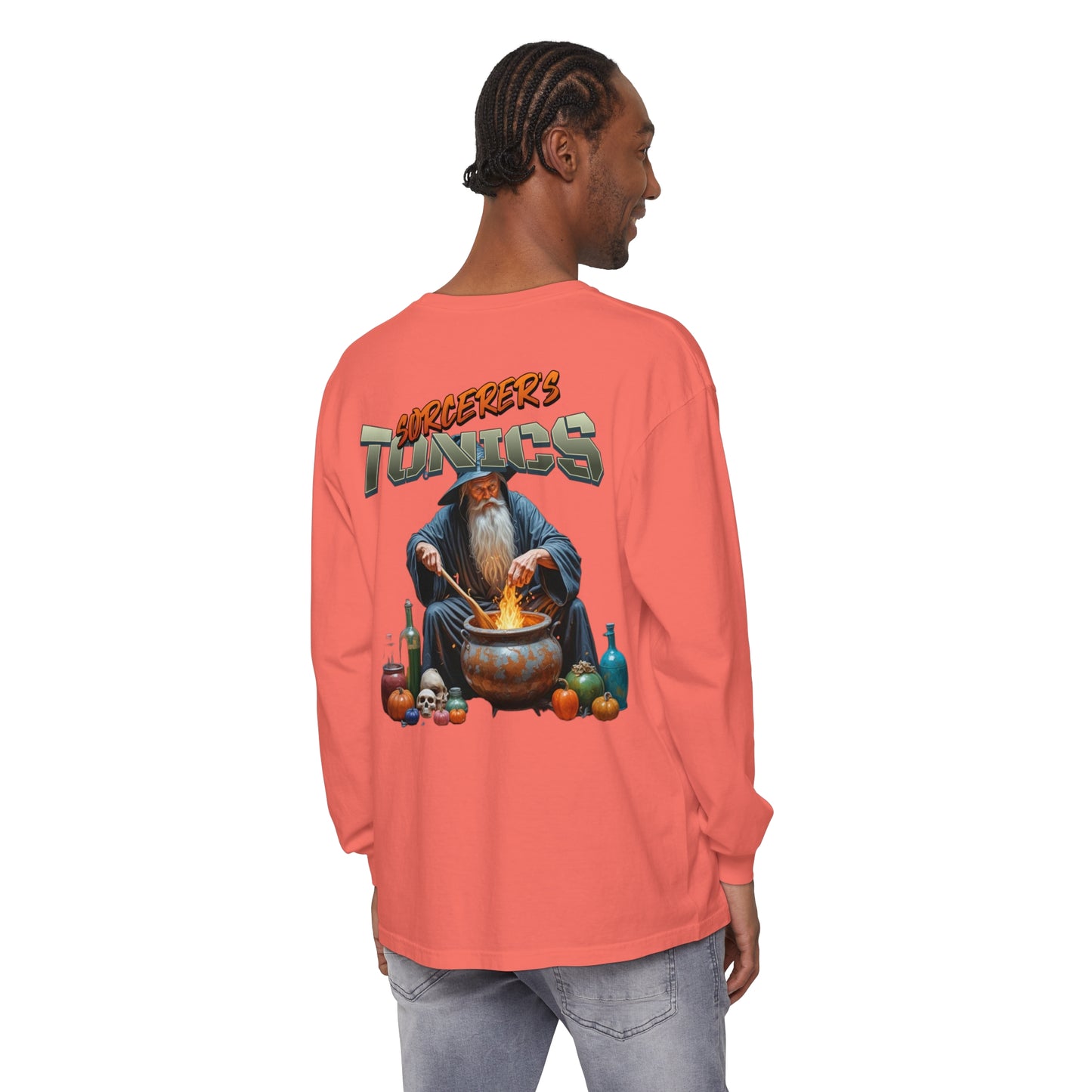 SORCERERS TONIC Unisex Garment-dyed Long Sleeve T-Shirt