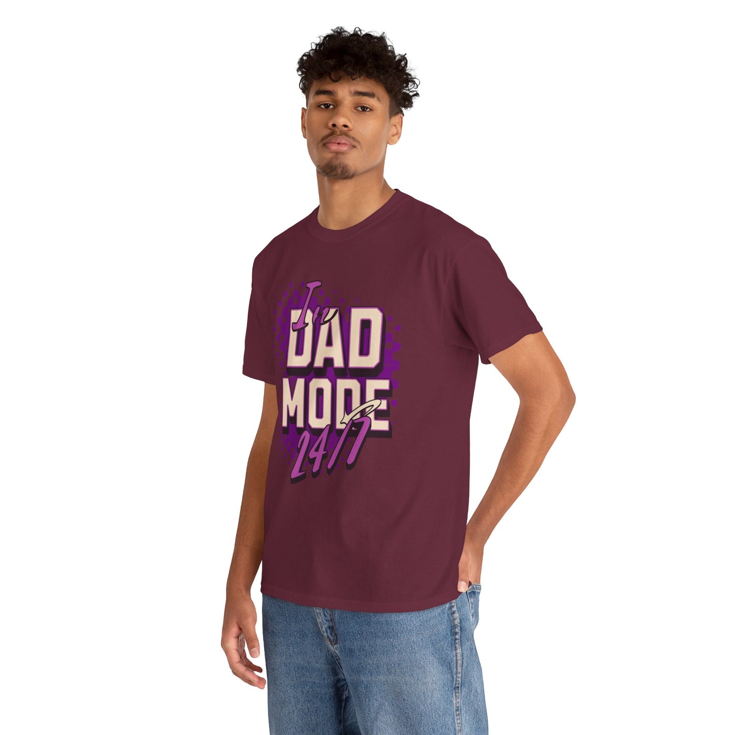 "DAD MODE" Unisex Heavy Cotton Tee